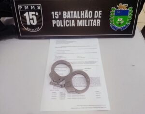 Homem condenado por furto é preso pela Polícia Militar durante patrulhamento em Maracaju